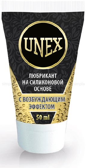 Любрикант Unex на силиконовой основе с возбуждающим эффектом